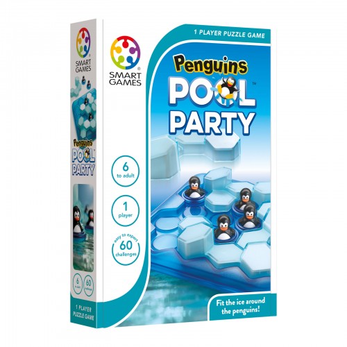 Joc logic SmartGames, Penguins Pool Party, pentru jucatori de peste 6 ani
